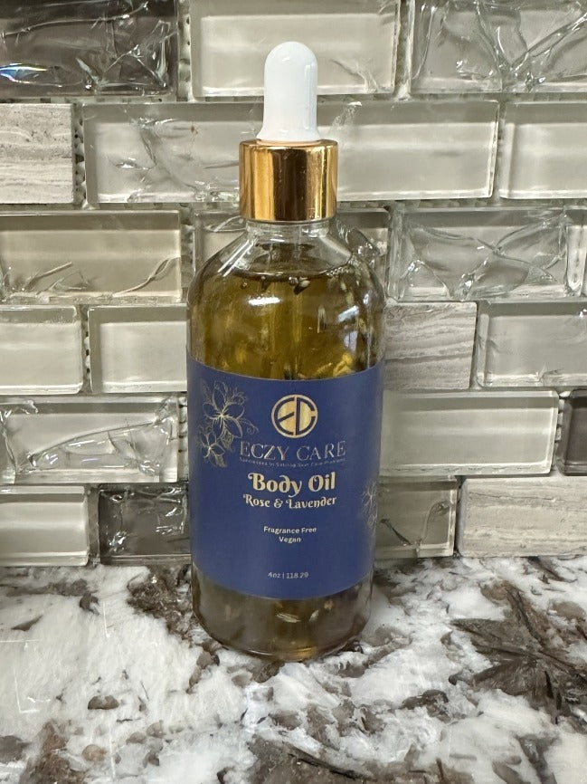 Rose and Lavender Body Oil
